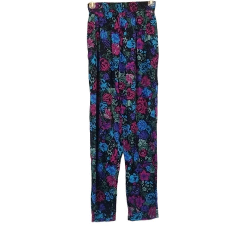VTG 90s Sunny Floral Pants Size Small‎